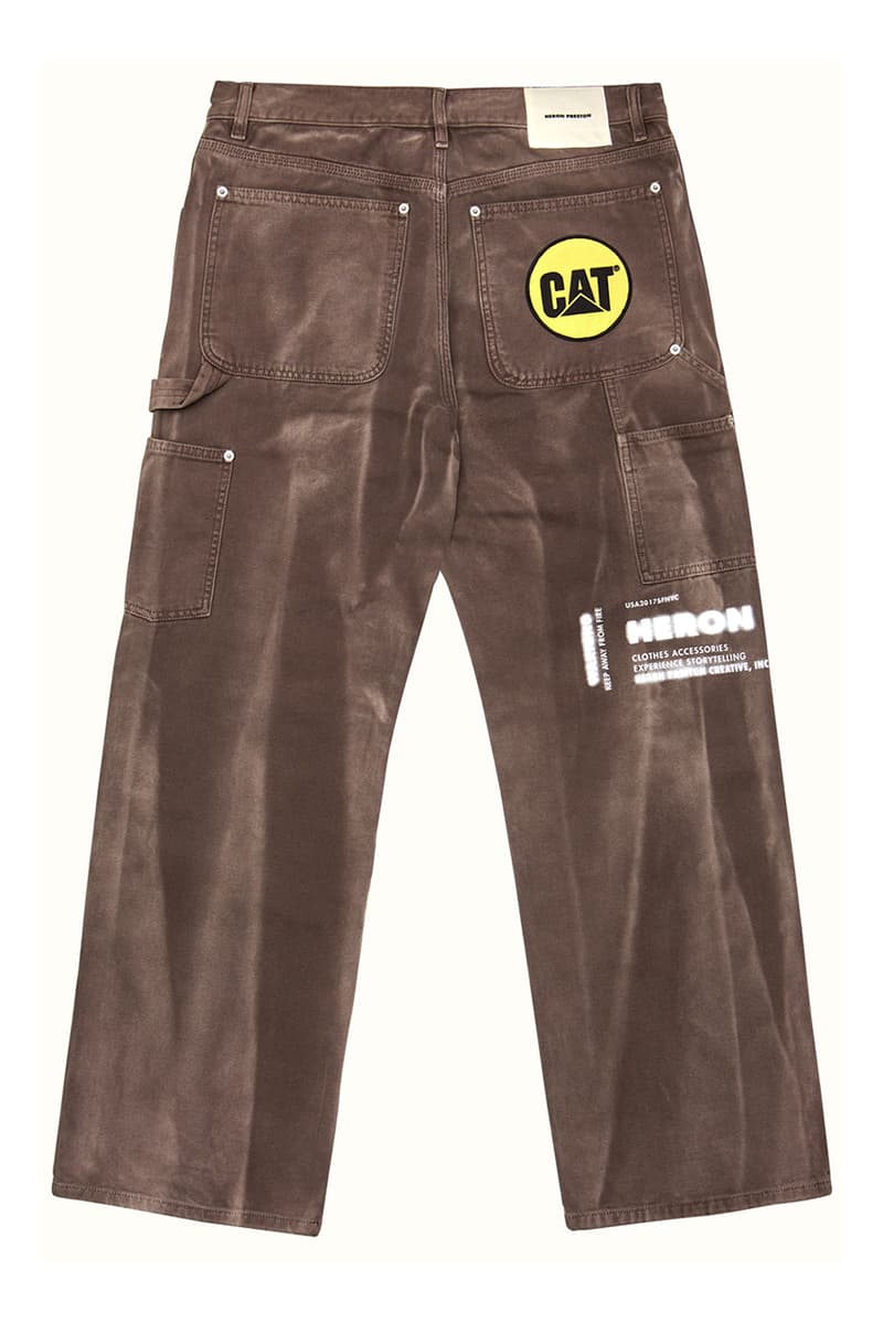 CAT x Heron Preston Spring/Summer 2021 Collaboration collection ss21 caterpillar menswear clothing jacket tee shirt pants hat brand