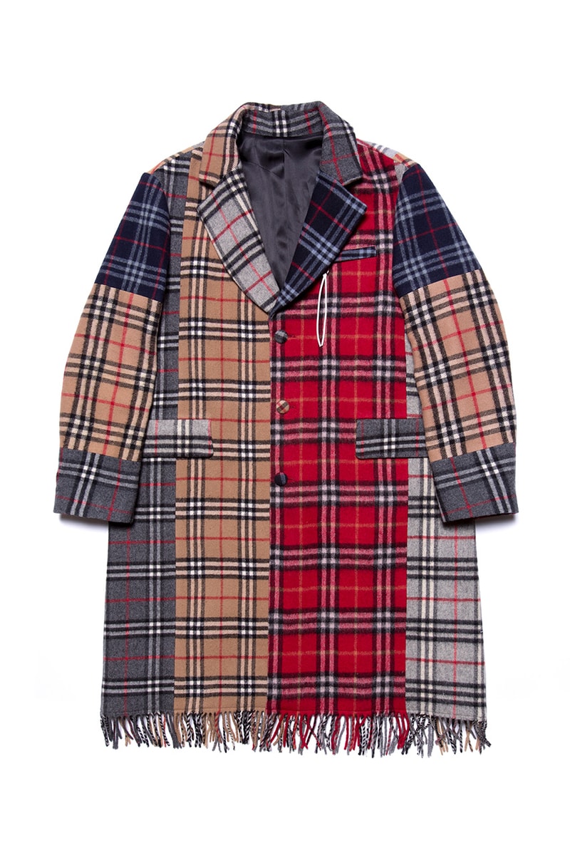 clothsurgeon reconstruction project Burberry scarf scarves gilet trench coat release information up cycling sustainable fashion 