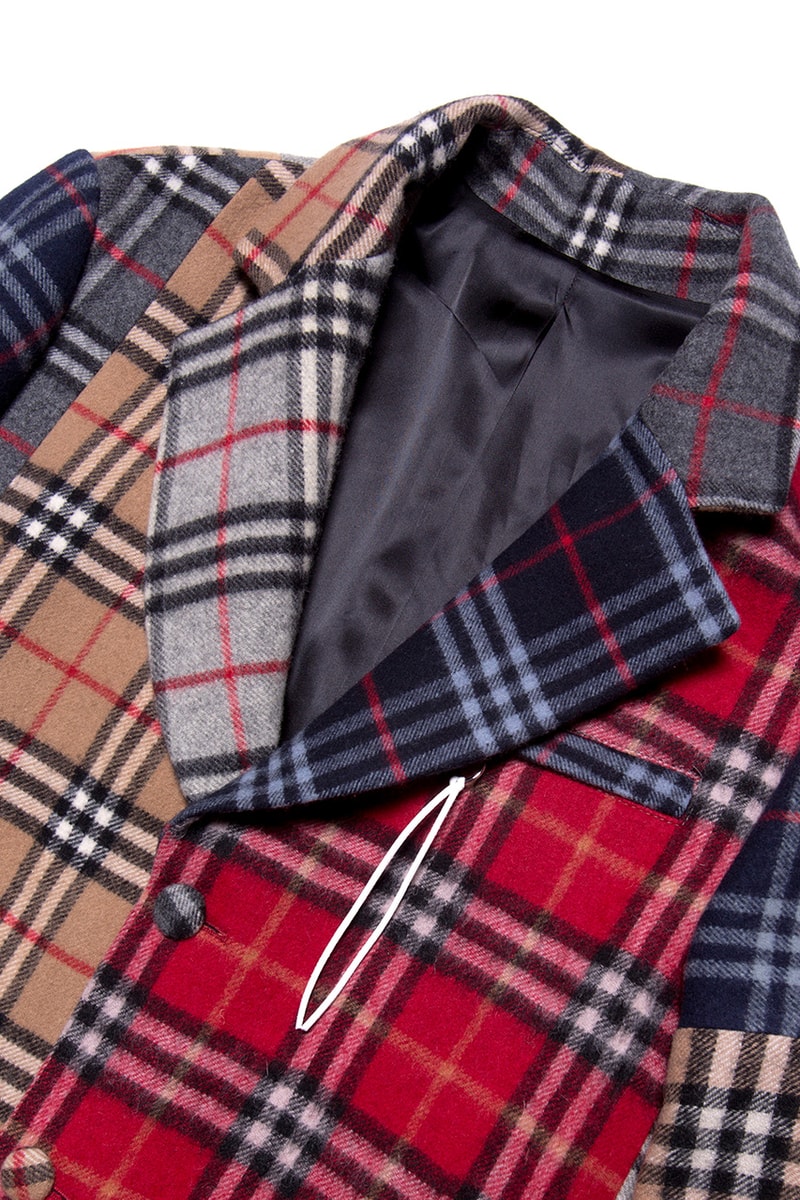 clothsurgeon reconstruction project Burberry scarf scarves gilet trench coat release information up cycling sustainable fashion 