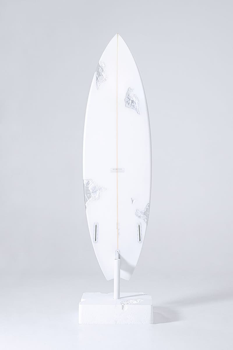 Daniel Arsham Chris Stamp Hayden Cox Wave Relic Surfboards Apparel japan black white Haydenshapes sculptures 