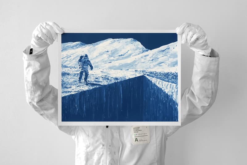 daniel arsham lunar print editions archive artwork