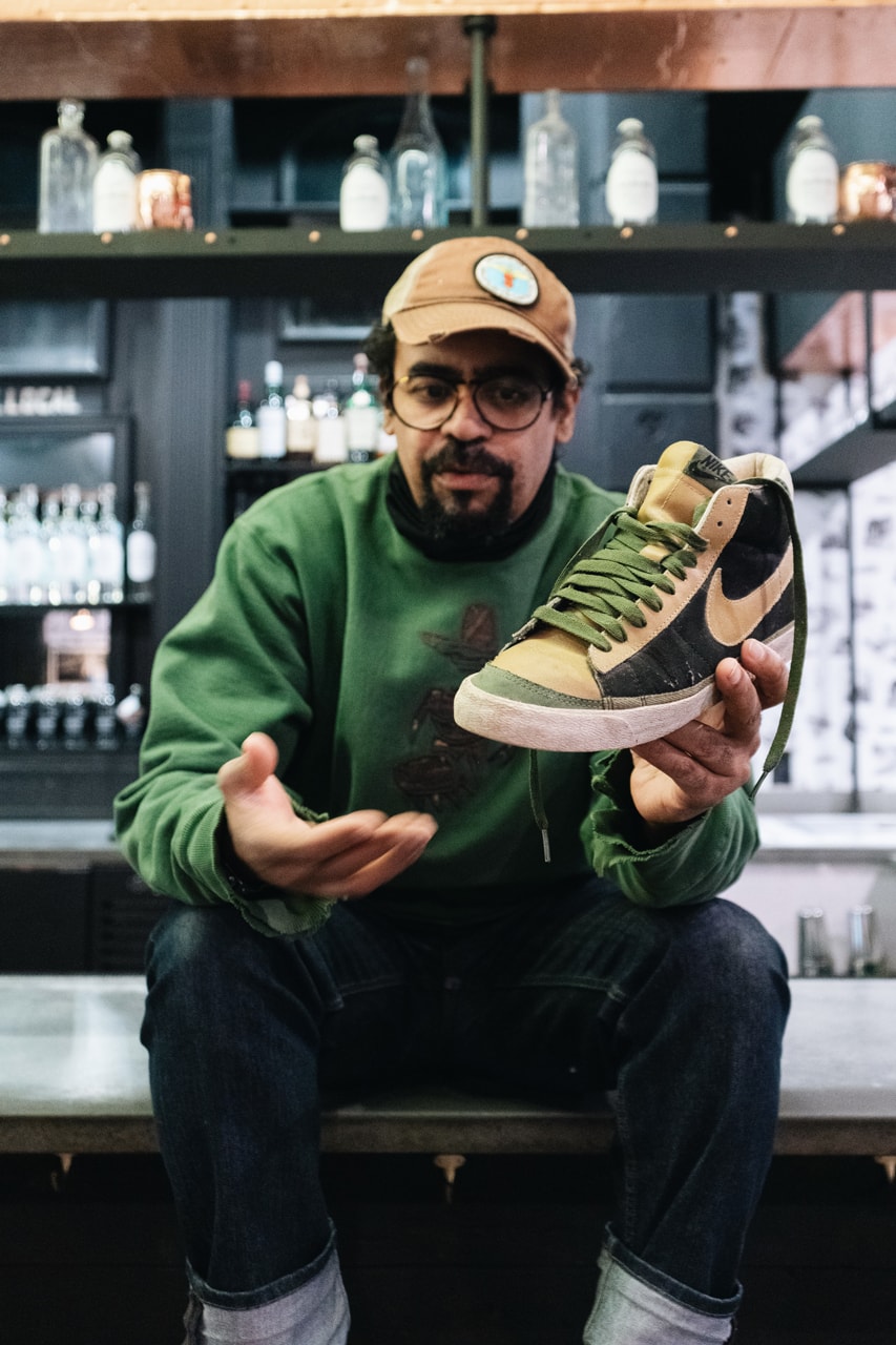 sole mates dave ortiz nike blazer suede futura boba fett interview conversation official release date info photos price store list buying guide