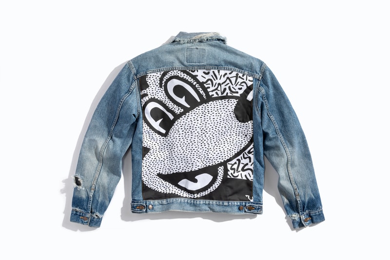 Disney Mickey Mouse x Keith Haring x Levi's Collaboration customization denim jackets pants tailor shop print bar collection release date info price
