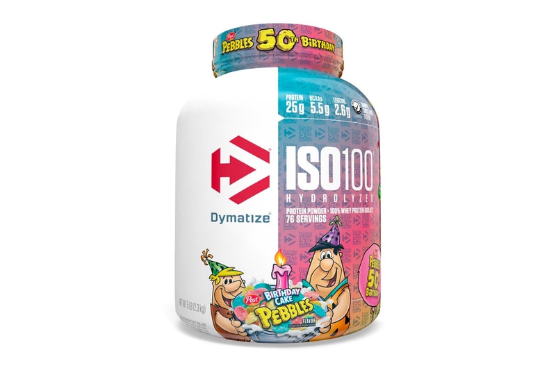 Dymatize Birthday Cake Pebbles Cereal Protein Powder Release