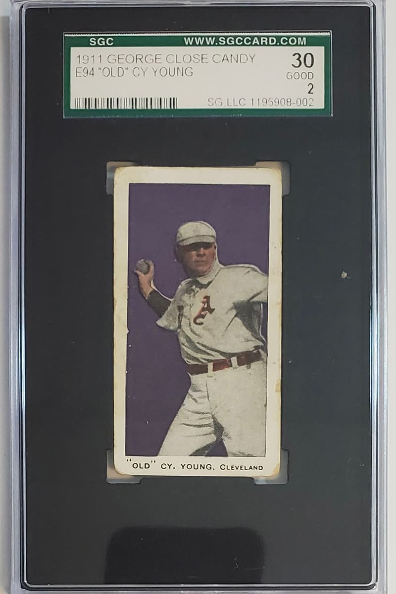 eBay 450 PSA Graded Vintage Baseball Card Collection Auction babe ruth 1911 Cy Young 1948 Ted Williams 1909 E90 Christy Mathewson 1949 Duke Snider Rookie 