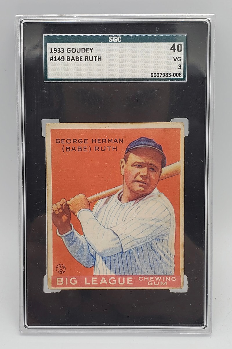 eBay 450 PSA Graded Vintage Baseball Card Collection Auction babe ruth 1911 Cy Young 1948 Ted Williams 1909 E90 Christy Mathewson 1949 Duke Snider Rookie 