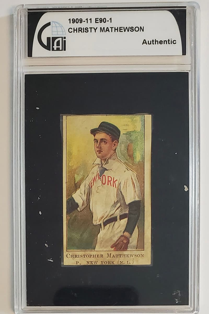 eBay 450 PSA Graded Vintage Baseball Card Collection Auction babe ruth 1911 Cy Young 1948 Ted Williams 1909 E90 Christy Mathewson 1949 Duke Snider Rookie 