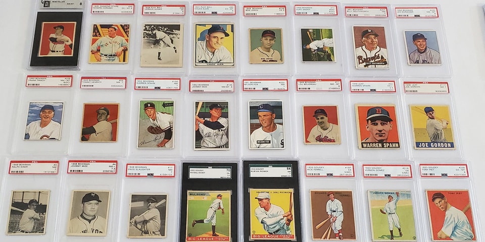 eBay 450 PSA Graded Vintage Baseball Card Collection Auction | Hypebeast eBay 450 PSA Graded Vintage Baseball Card Collection Auction | Hypebeast