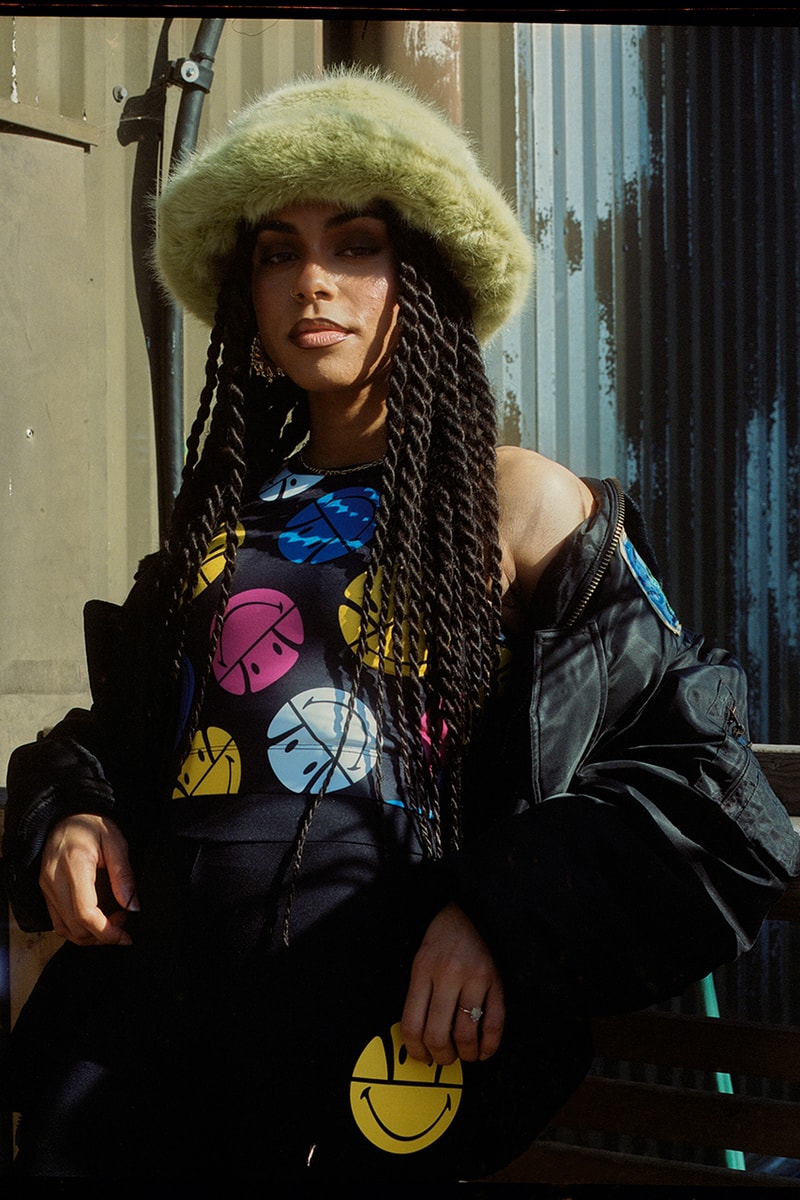 ellesse smiley harvey ball yellow rave culture wavey garms dj outdoor speakers british music 