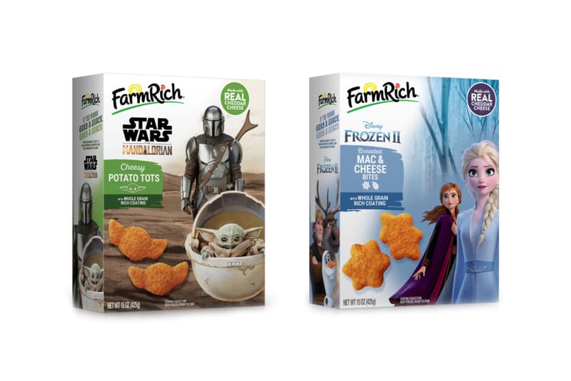 Farm Rich Teams up With Disney for Baby Yoda Cheesy Tots and 'Frozen' Mac and Cheese Bites