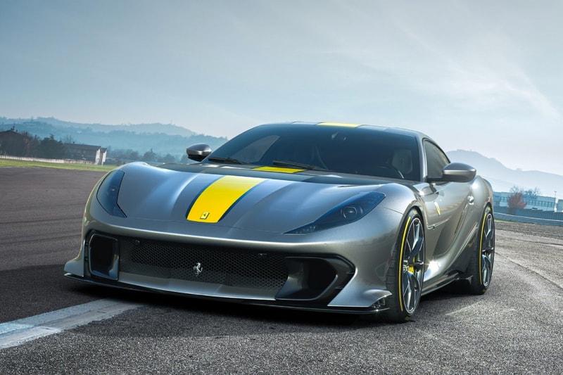 ferrari 812 superfast 818 horsepower 9500 rpm revolutions v12 engine limited edition road car supercar hypercar