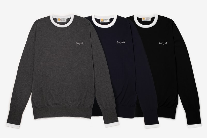 John Smedley Japan x fragment design x Sequel Knitwear sweater crew neck release date collaboration