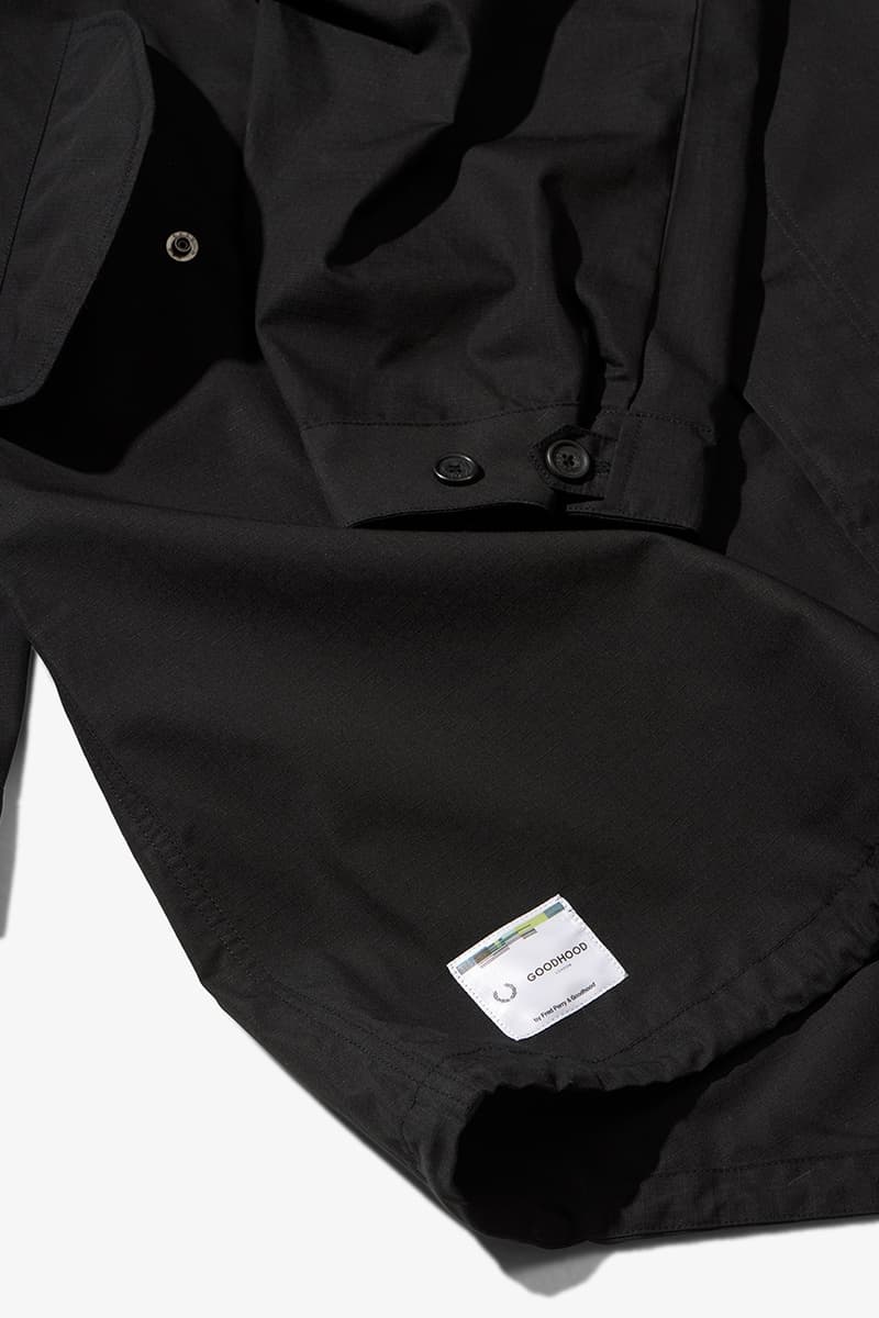 Fred Perry x Goodhood Collaboration Release Info polo shirt information lookbook monochrome