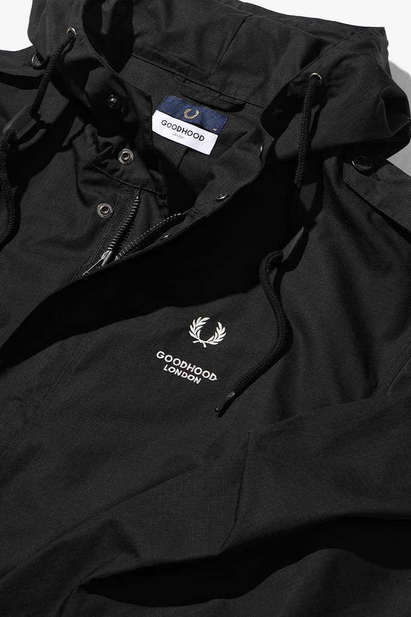 Fred Perry x Goodhood Collaboration Release Info polo shirt information lookbook monochrome