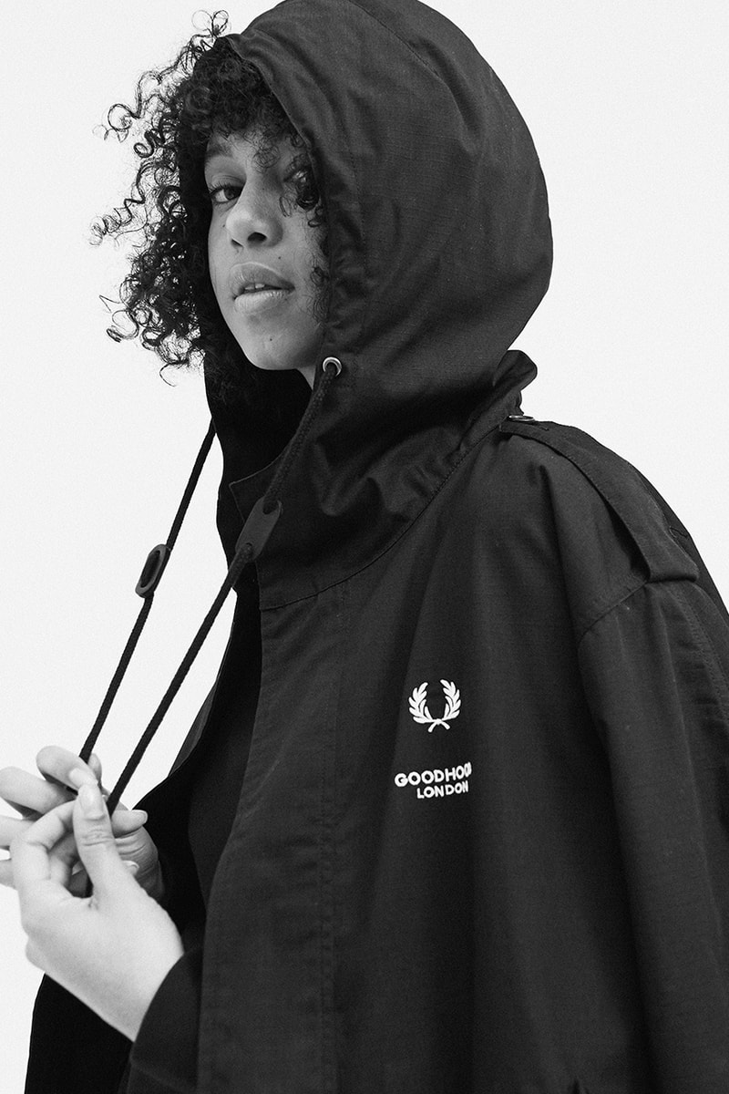Fred Perry x Goodhood Collaboration Release Info polo shirt information lookbook monochrome