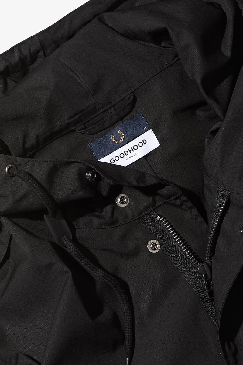 Fred Perry x Goodhood Collaboration Release Info polo shirt information lookbook monochrome