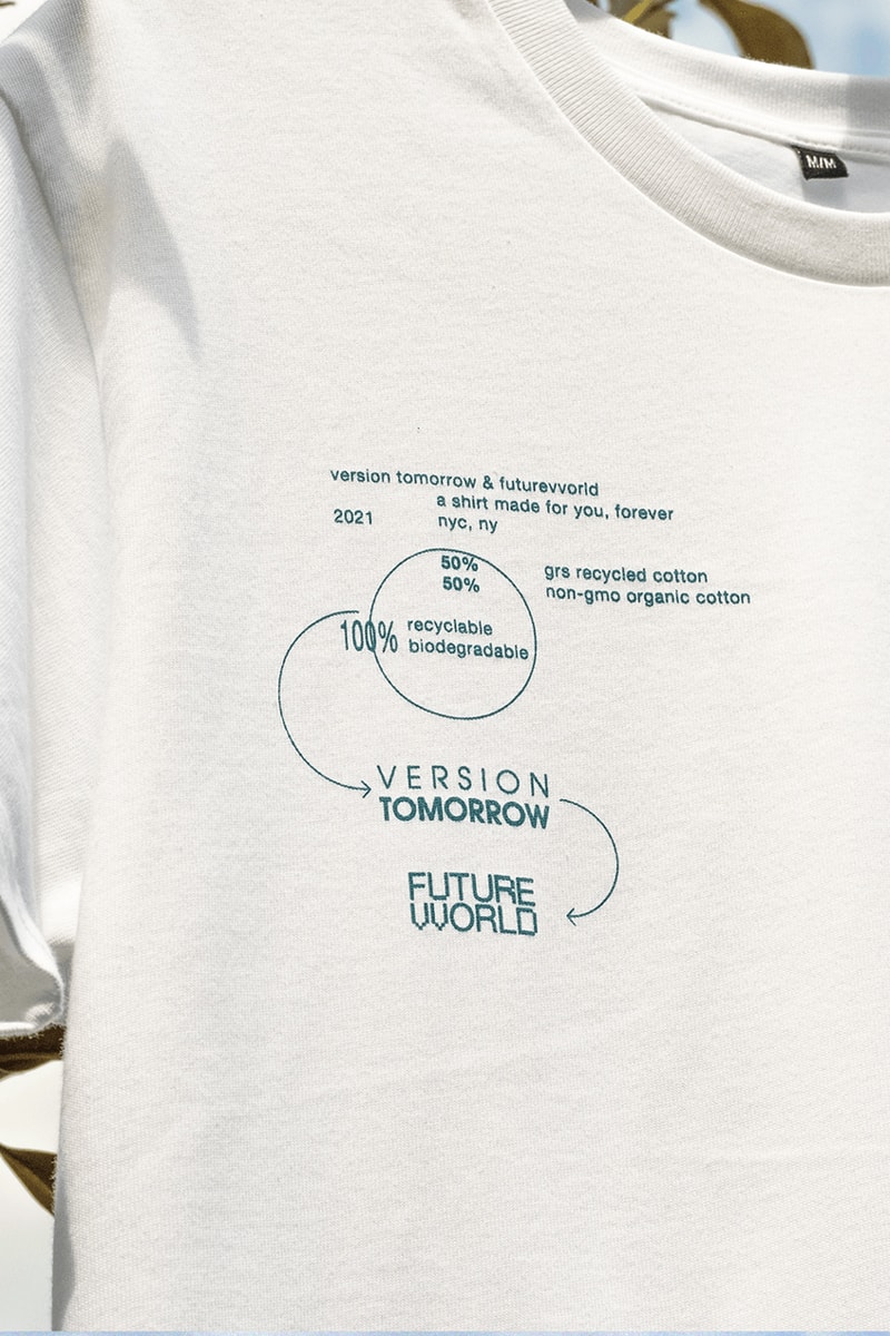 FUTUREVVORLD version tomorrow public school nyc graphic t shirts sustainable official release date info photos price store list buying guide