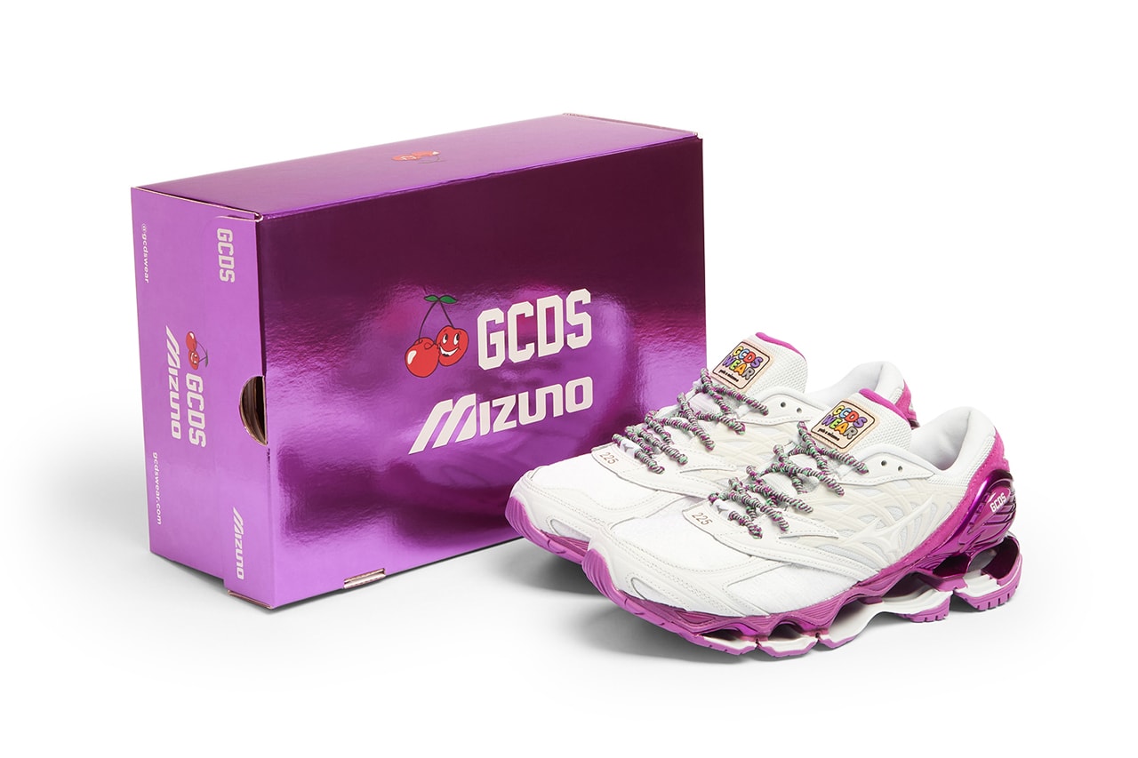 gcds mizuno wave prophecy 8 white purple red official release date info photos price store list buying guide