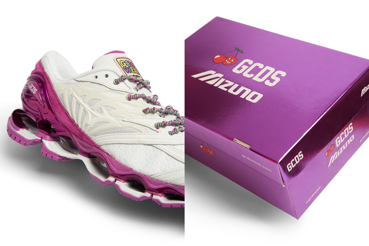 gcds mizuno wave prophecy 8 white purple red official release date info photos price store list buying guide
