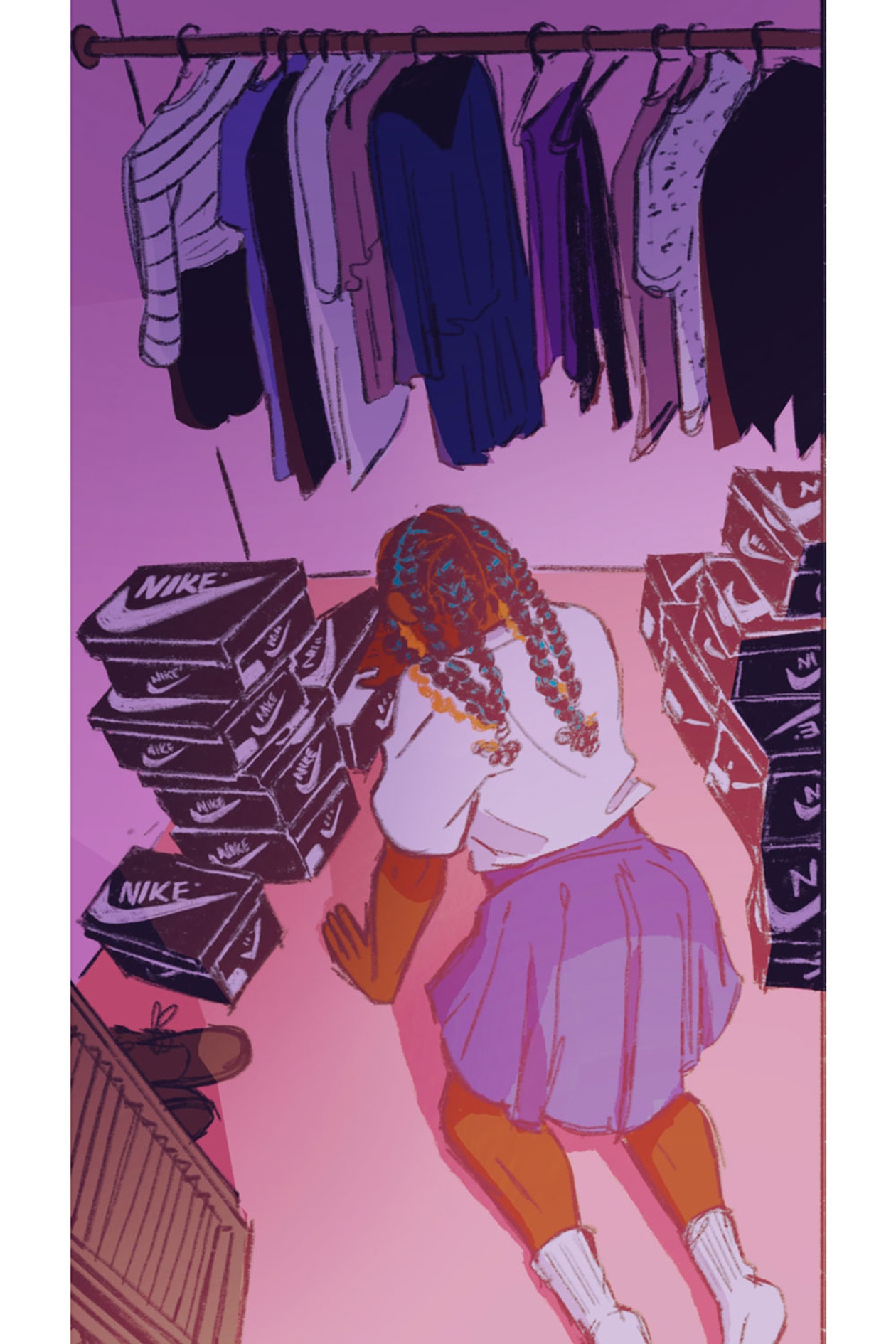 getting dressed with MariSole styling webcomic series 