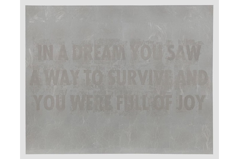 hauser wirth jenny holzer print editions in a dream artists for new york fundraiser