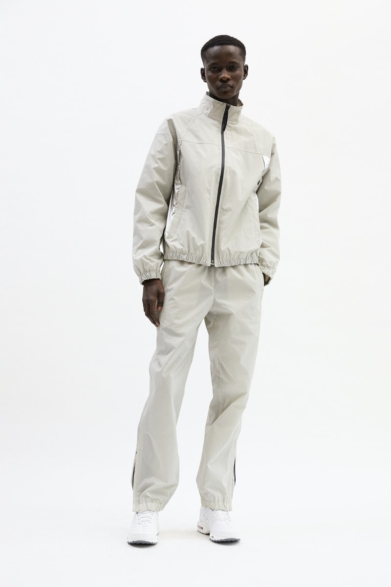 Helmut Lang Highlights Multi-Functional Pieces For Its Fall/Winter 2021 Collection Lookbooks Maggie Maurer Maggie Joy Maurer Puffer Vest Weatherproof functional seasonal garments hi-tech materials denim