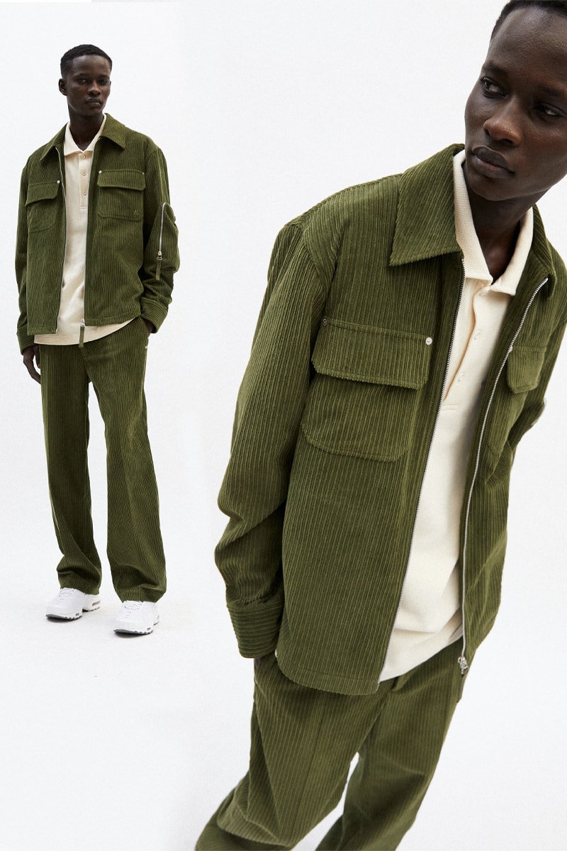 Helmut Lang Highlights Multi-Functional Pieces For Its Fall/Winter 2021 Collection Lookbooks Maggie Maurer Maggie Joy Maurer Puffer Vest Weatherproof functional seasonal garments hi-tech materials denim