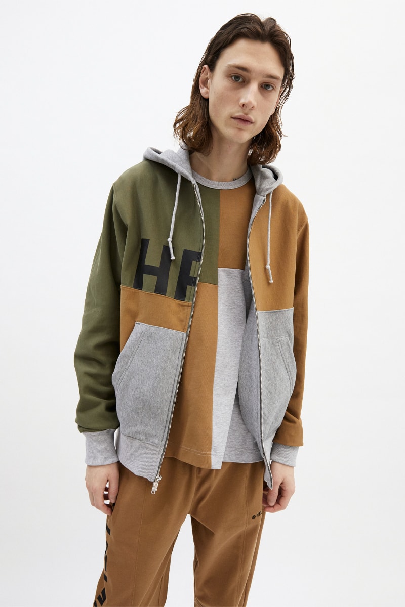 Helmut Lang Highlights Multi-Functional Pieces For Its Fall/Winter 2021 Collection Lookbooks Maggie Maurer Maggie Joy Maurer Puffer Vest Weatherproof functional seasonal garments hi-tech materials denim