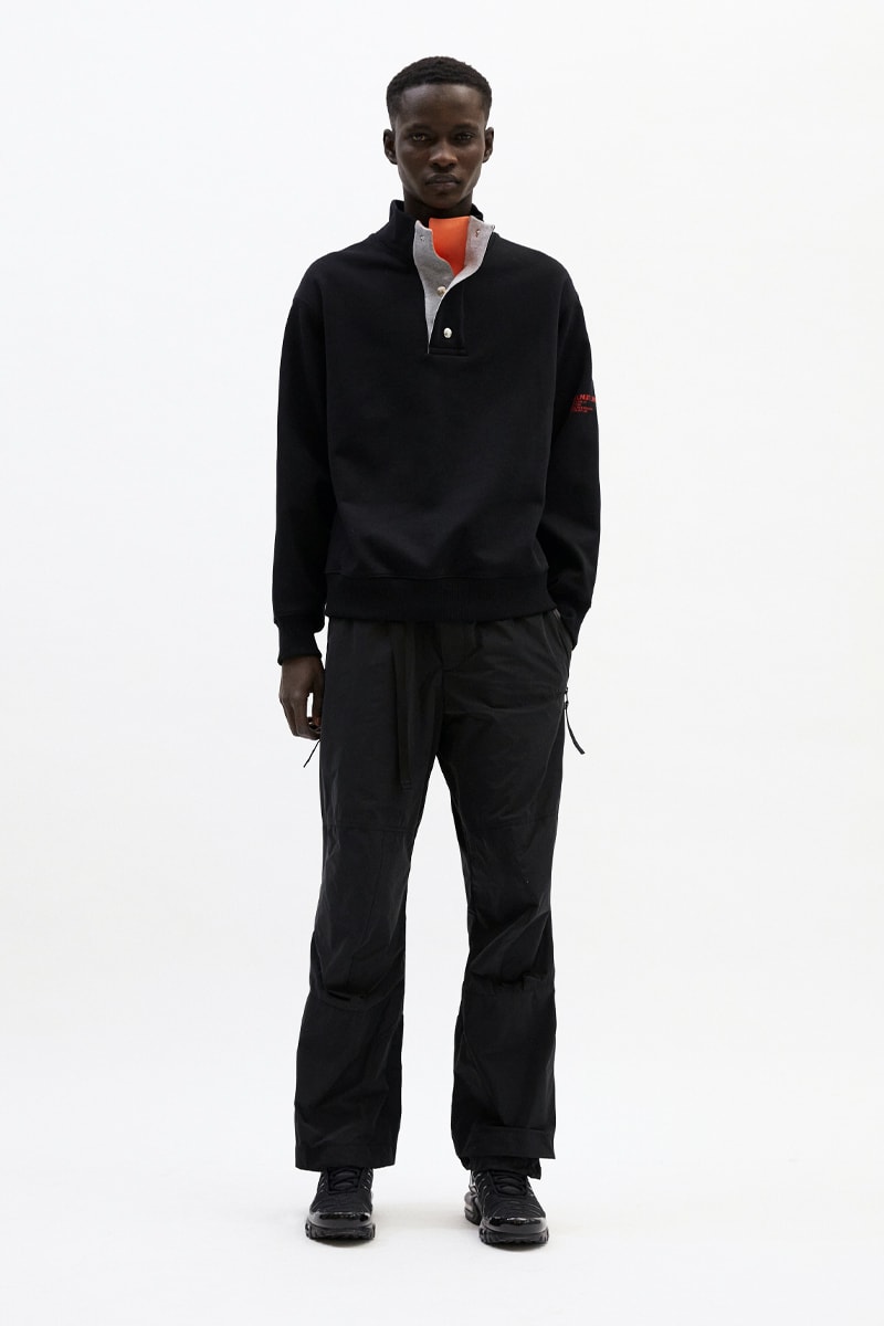 Helmut Lang Highlights Multi-Functional Pieces For Its Fall/Winter 2021 Collection Lookbooks Maggie Maurer Maggie Joy Maurer Puffer Vest Weatherproof functional seasonal garments hi-tech materials denim