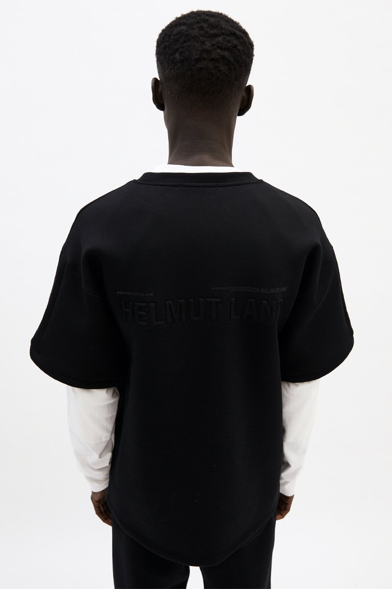 Helmut Lang Highlights Multi-Functional Pieces For Its Fall/Winter 2021 Collection Lookbooks Maggie Maurer Maggie Joy Maurer Puffer Vest Weatherproof functional seasonal garments hi-tech materials denim