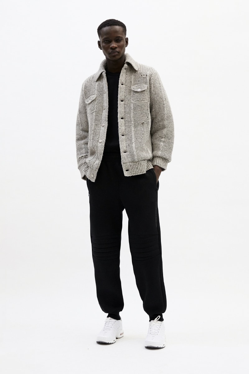 Helmut Lang Highlights Multi-Functional Pieces For Its Fall/Winter 2021 Collection Lookbooks Maggie Maurer Maggie Joy Maurer Puffer Vest Weatherproof functional seasonal garments hi-tech materials denim