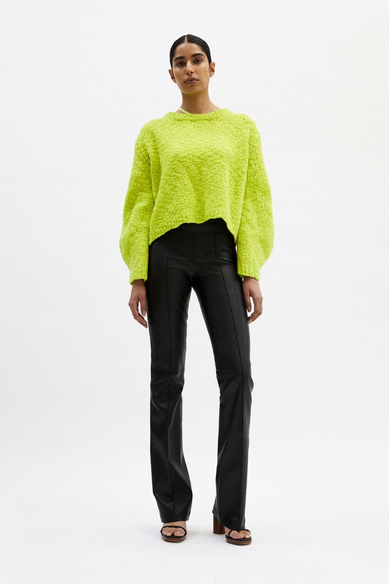 Helmut Lang Highlights Multi-Functional Pieces For Its Fall/Winter 2021 Collection Lookbooks Maggie Maurer Maggie Joy Maurer Puffer Vest Weatherproof functional seasonal garments hi-tech materials denim