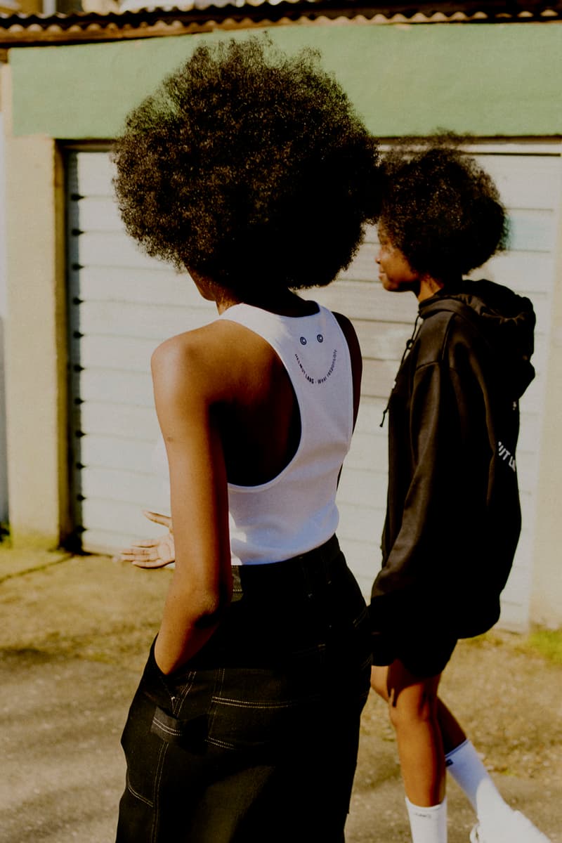 Helmut Lang Spring 2021 Slogan Capsule Collection Hoodies T-Shirts Tees Beanie Hats Face Masks Socks Hackney Dalston London Lookbook Campaign Impress Your Parents Lockdown Pandemic COVID-19 Visionaire 14 Hype 1995 Magazine Campaigns