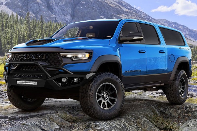 Hennessey Performance MAMMOTH SUV RAM 1500 TRX 2021 SUVs 4x4 4WD Family Seven Seater Performance Truck Revealed $375000 USD