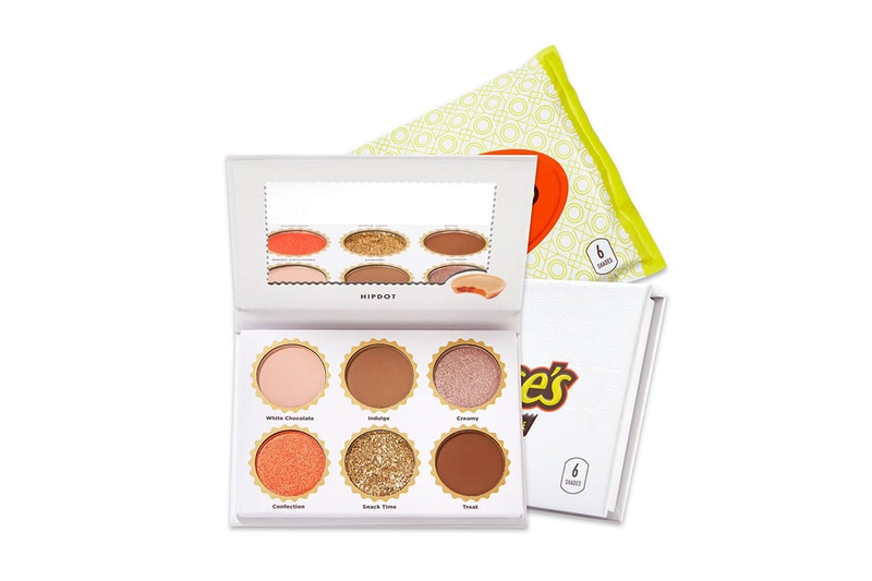 HIPDOT Hershey Reese’s makeup collection collaborations food makeup sweets candy fun peanut butter hersey milk chocolate 