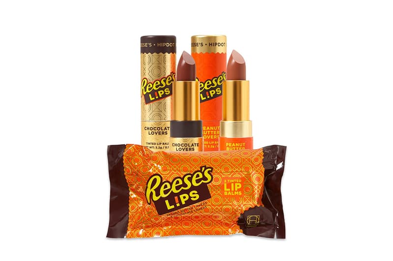 HIPDOT Hershey Reese’s makeup collection collaborations food makeup sweets candy fun peanut butter hersey milk chocolate 