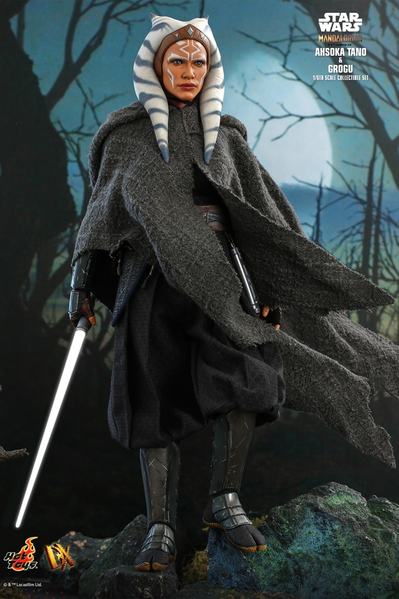 hot toys sideshow collectibles star wars the mandalorian ahsoka tano grogu baby yoda 1 6th scale figures models 