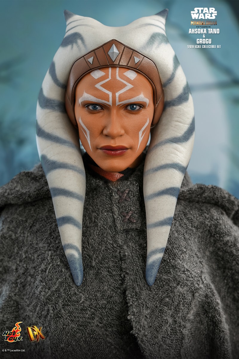 hot toys sideshow collectibles star wars the mandalorian ahsoka tano grogu baby yoda 1 6th scale figures models 