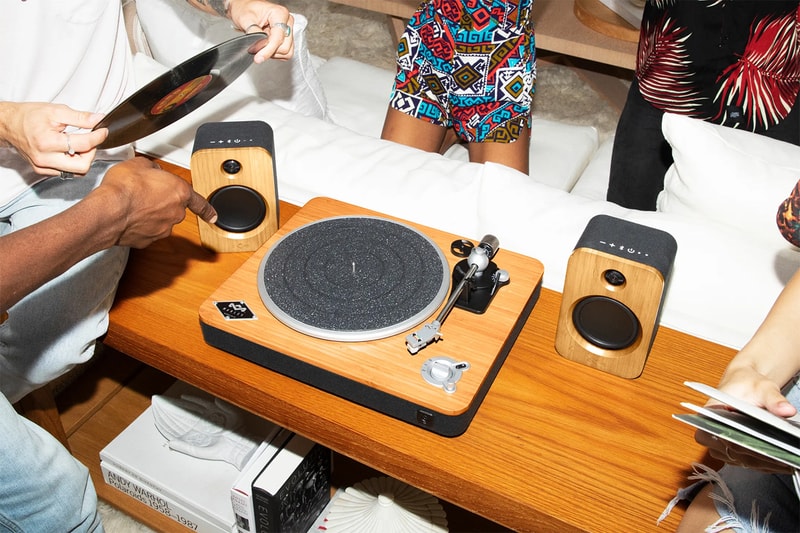 house of marley get together duo recycled bamboo fabric materials sustainability earth day bluetooth wireless speakers 