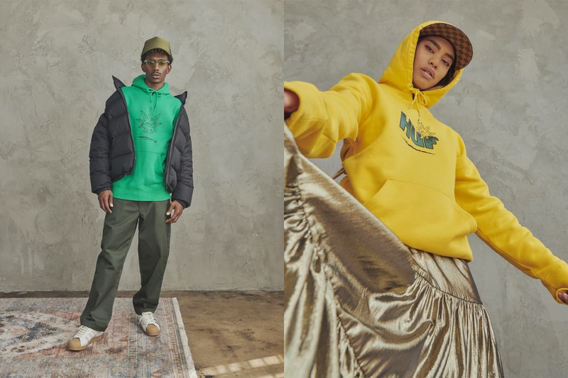 HUF Reaches New Heights With Latest 420 Capsule Collection Lookbook Green Buddy weed joints marijuana 4/20 elle banes vintage 