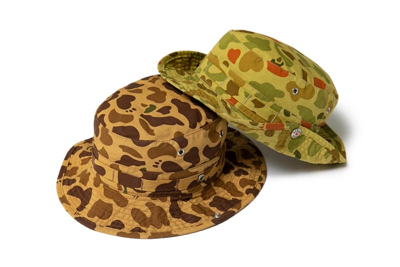 HUMAN MADE Trucker Bucket Hats spring summer 2021 ss21 accessories headwear caps mesh nigo pharrell 2000s info