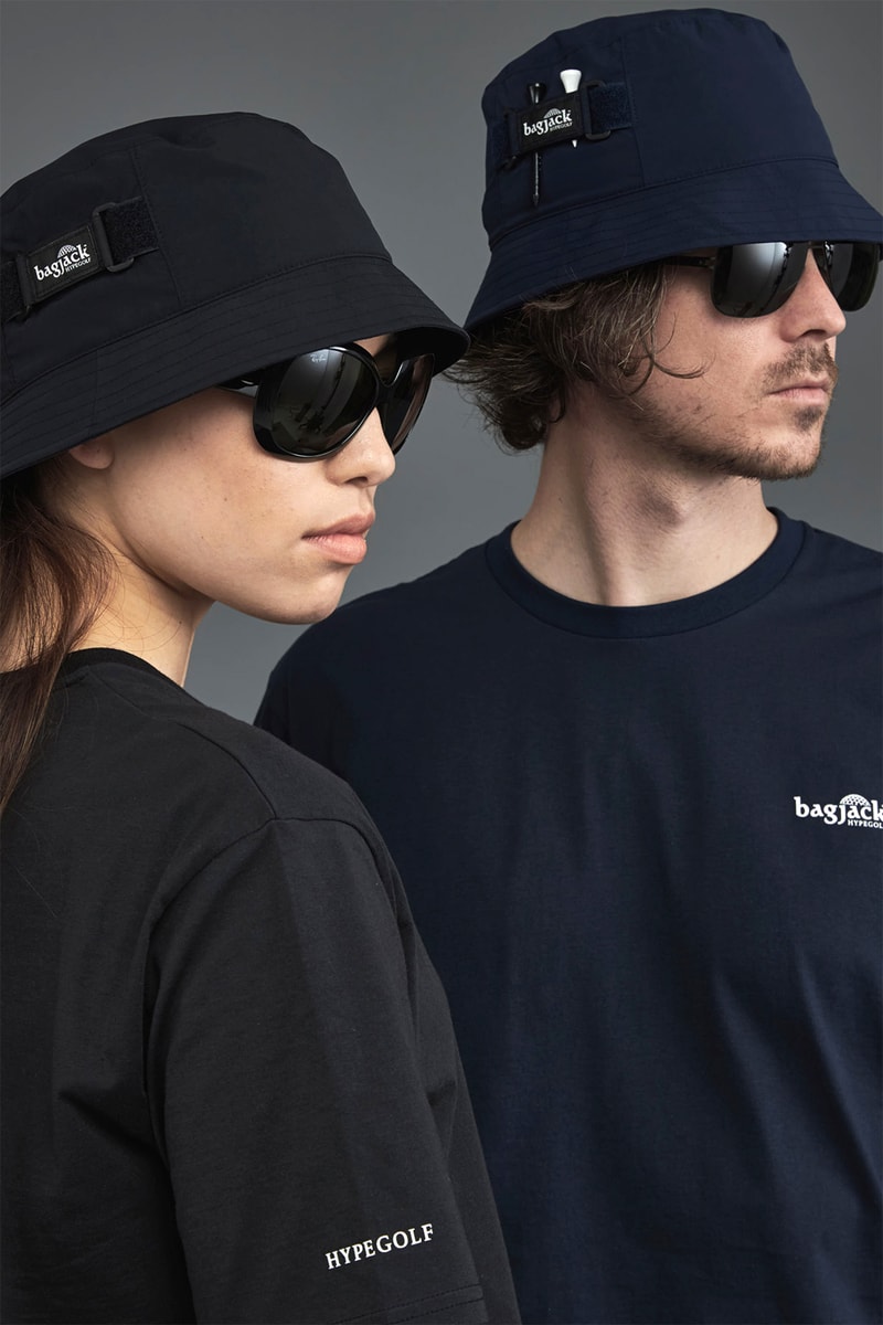 HYPEGOLF bagjack GOLF Collection Release Info golf CORDURA techwear jackets outerwear tees poker chip bucket hats Jun Kuniyasu