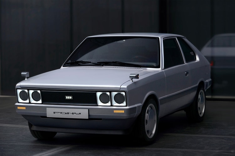 Hyundai Gives Its Iconic 1975 Pony a Cyberpunk-esque Electric Makeover