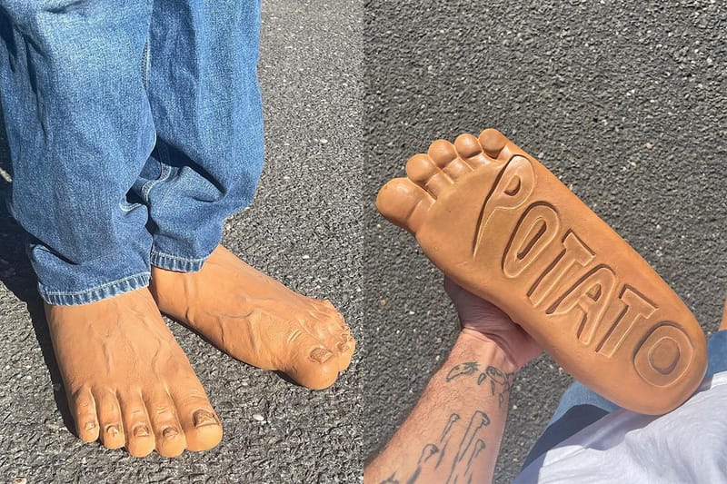 Imran Potato Human Feet Slip On Release 