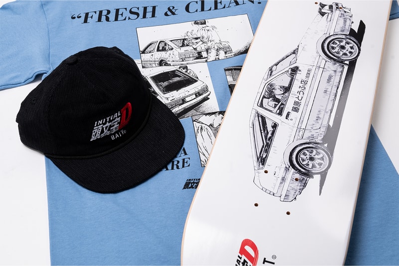 Initial D BAIT Drop II Capsule Release Info Buy Price T shirt Hoodie Hat Cap Trueno AE86 Akina Speed Stars Redsuns