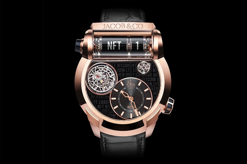 Jacob and Co First NFT Watch accessories accessory watches SF24 Tourbillon accessories digital currency info