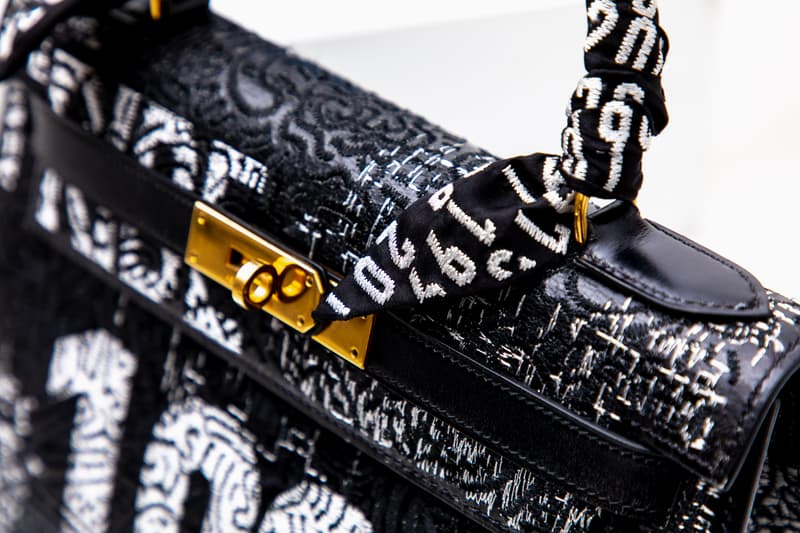 Hermès Birkin by Jay Ahr Closer Looks Artist Studio Rework Paint Bandana Series