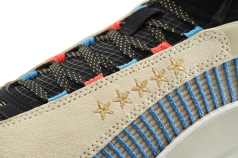 jayson tatum air jordan 35 barbershop pe info white blue red beige black info