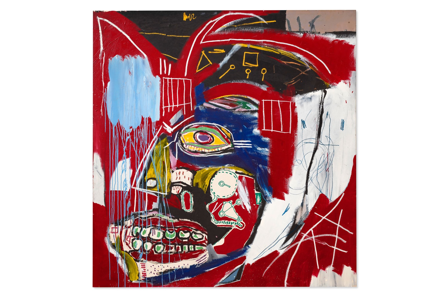 jean michel basquiat in this case skull painting christies auction