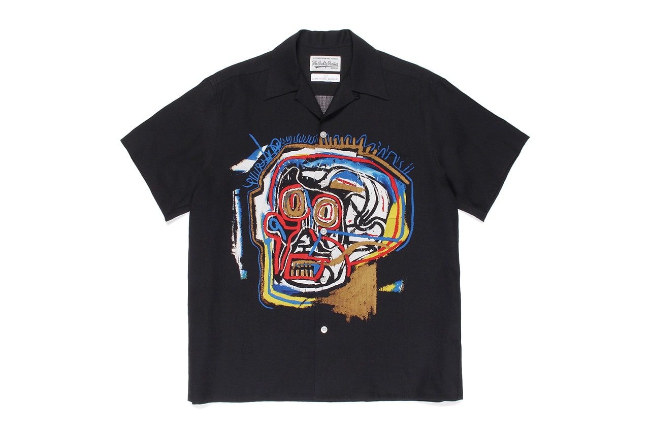 Jean-Michel Basquiat x WACKO MARIA SS21 Collaboration spring summer 2021 japan release date info buy colorway price may untitled History of the Black People obnoxious liberals head paintings